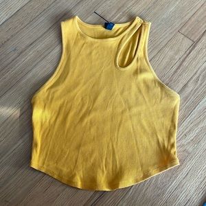 Gold tank top